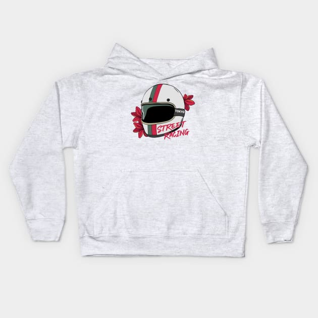 Street Racing Kids Hoodie by harv.merch